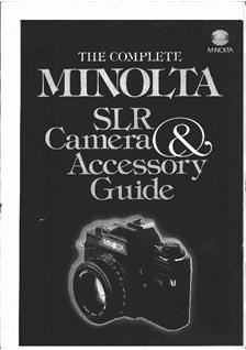 Minolta X 300 S manual. Camera Instructions.